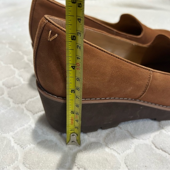 Vionic Willa Wedge Loafer Women’s Size 10. Toffee. Water Repellant Suede Upper - Picture 11 of 12